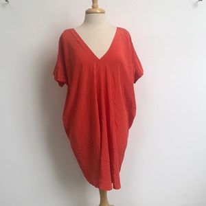 Vince 100% silk shell dress